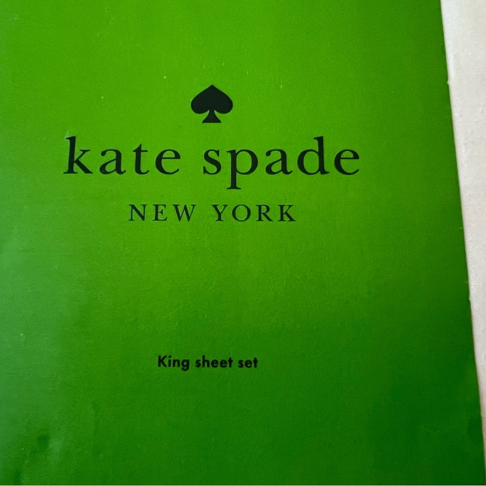 NWT Kate Spade Tan King Sheet Set - Picture 2 of 4
